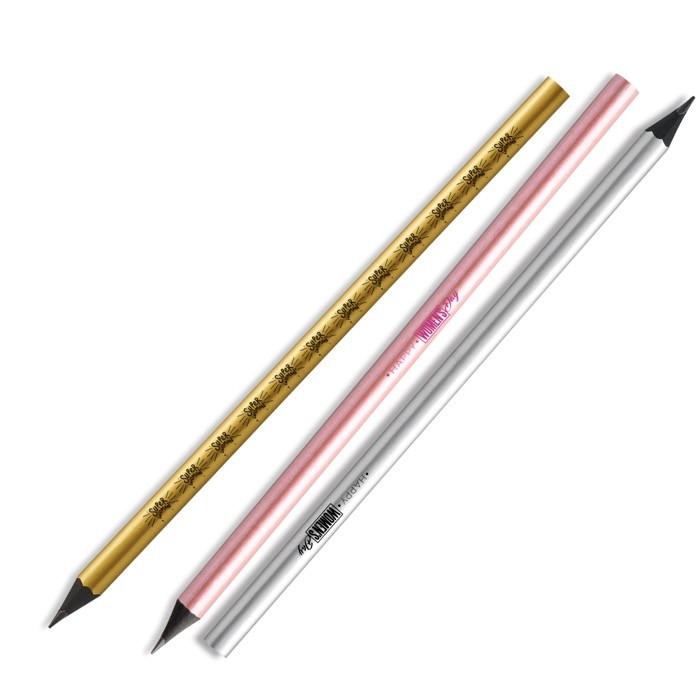 Lápiz de carboncillo en distintos colores metálicos brillantes Lápiz de carboncillo en distintos colores metálicos brillantes