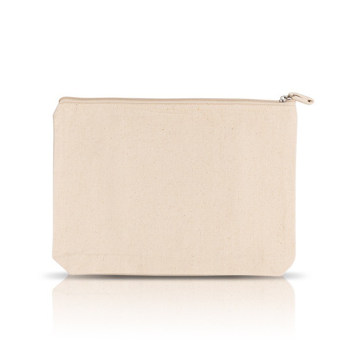 Bolsito de algodón con gran espacio y bolsillo interior 310 g/m2 color beige vista 8 Bolsito de algodón con gran espacio y bolsillo interior 310 g/m2 color beige vista 8