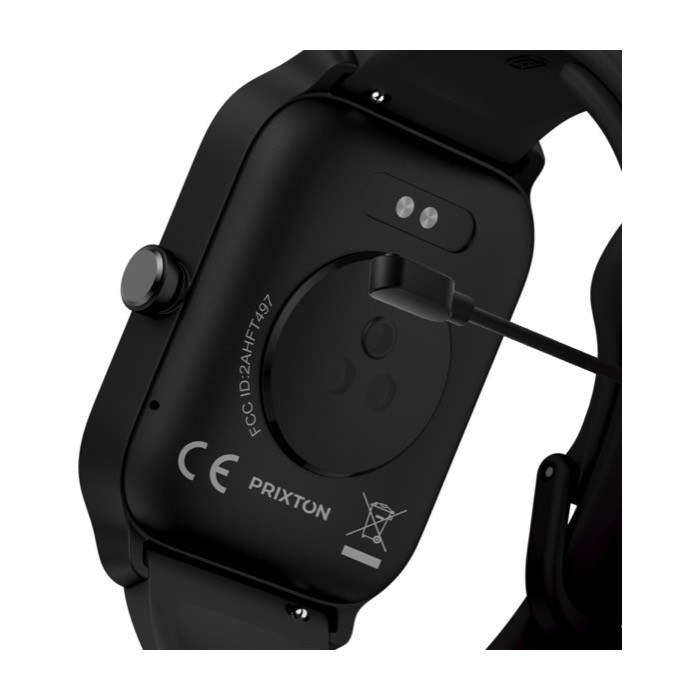 Smartwatch Prixton Alexa SWB29 multifunción con modo deporte color negro segunda vista Smartwatch Prixton Alexa SWB29 multifunción con modo deporte color negro segunda vista