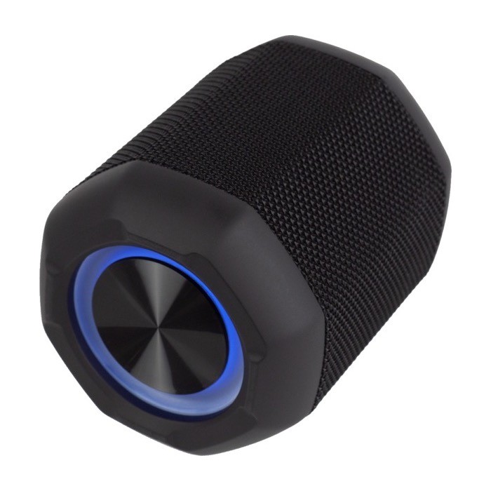 Altavoz Prixton Dance Box con impermeabilidad IPX7 de 10W color negro tercera vista Altavoz Prixton Dance Box con impermeabilidad IPX7 de 10W color negro tercera vista