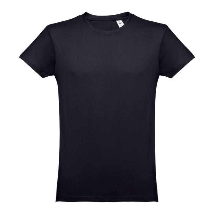 Camisetas personalizadas 100% algodón color negro primera vista Camisetas personalizadas 100% algodón color negro primera vista