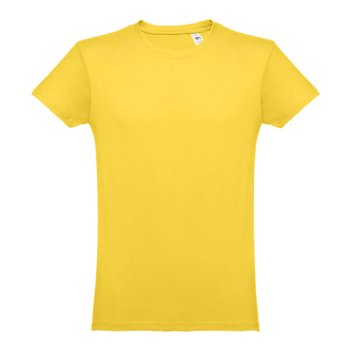 Camisetas personalizadas 100% algodón color amarillo primera vista Camisetas personalizadas 100% algodón color amarillo primera vista