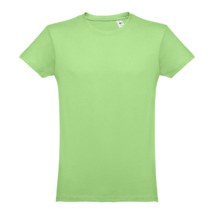 Camisetas personalizadas 100% algodón color verde claro primera vista Camisetas personalizadas 100% algodón color verde claro primera vista