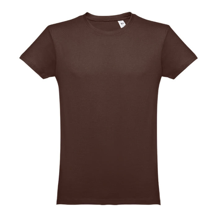 Camisetas personalizadas 100% algodón color marrón primera vista Camisetas personalizadas 100% algodón color marrón primera vista