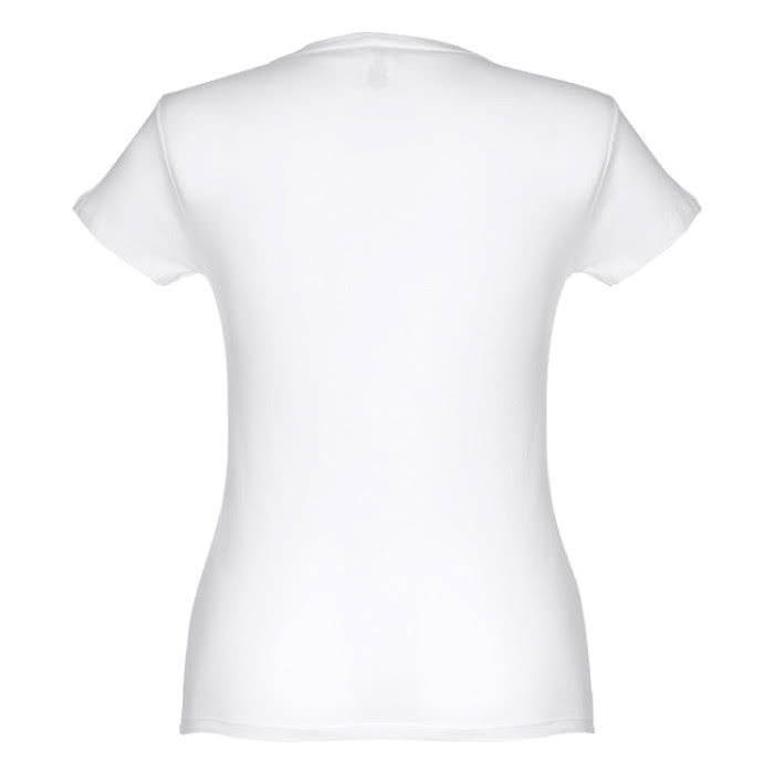Camisetas personalizadas mujer algodón color blanco segunda vista Camisetas personalizadas mujer algodón color blanco segunda vista