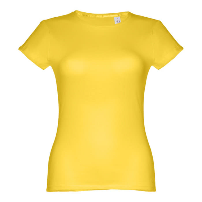 Camisetas personalizadas mujer algodón color amarillo primera vista Camisetas personalizadas mujer algodón color amarillo primera vista