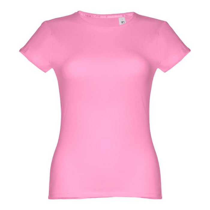 Camisetas personalizadas mujer algodón color rosa primera vista Camisetas personalizadas mujer algodón color rosa primera vista