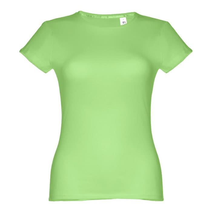 Camisetas personalizadas mujer algodón color verde claro primera vista Camisetas personalizadas mujer algodón color verde claro primera vista