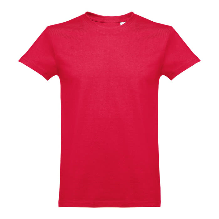 Camiseta cuello tubular y algodón 190 g/m2 color rojo primera vista