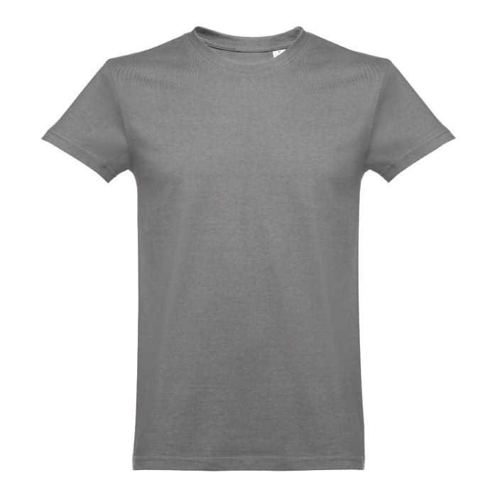 Camiseta cuello tubular y algodón 190 g/m2 color gris oscuro primera vista