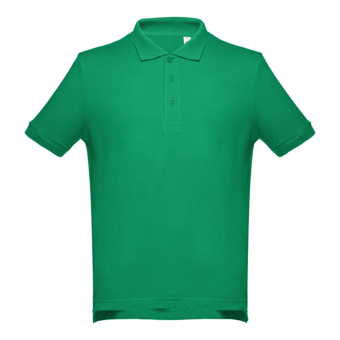 Polos impresos algodón 195 g/m2 color verde primera vista Polos impresos algodón 195 g/m2 color verde primera vista