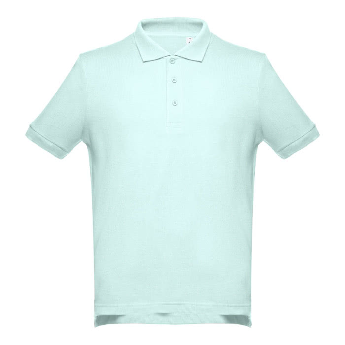Polos impresos algodón 195 g/m2 color verde menta primera vista Polos impresos algodón 195 g/m2 color verde menta primera vista