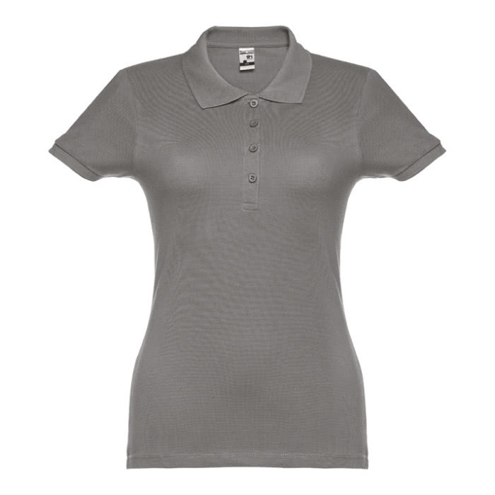 Polo mujer algodón 195 g/m2 color gris oscuro primera vista