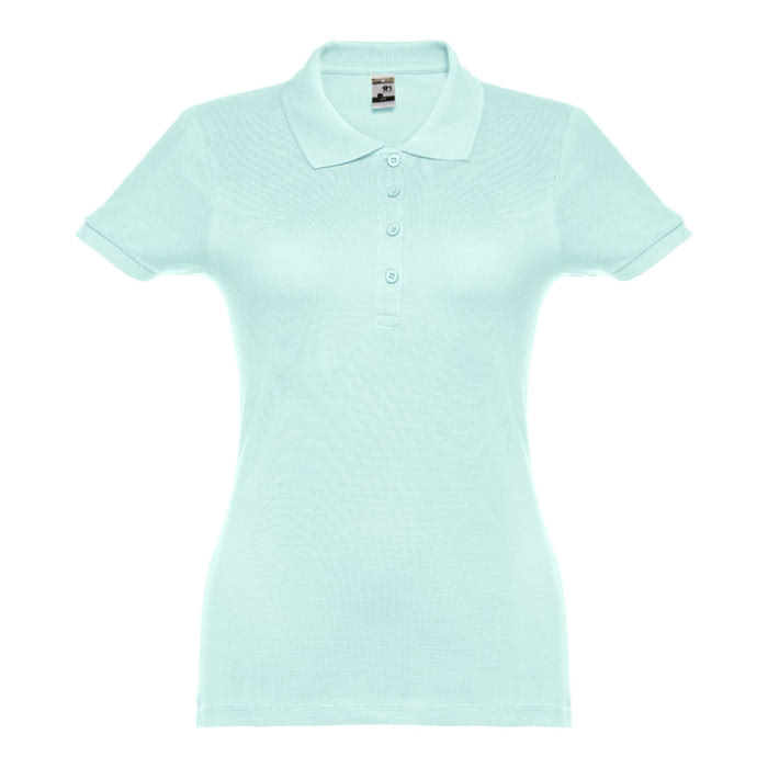 Polo mujer algodón 195 g/m2 color verde menta primera vista