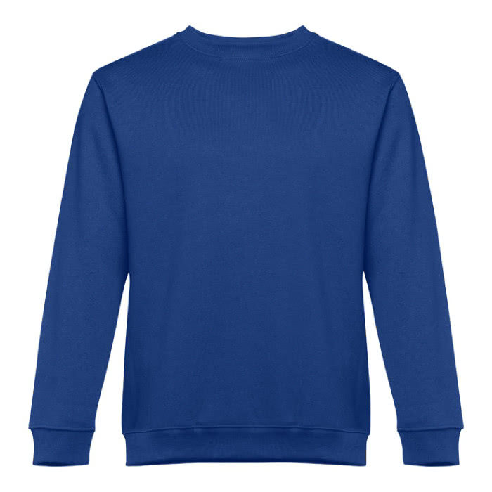 Sudadera poliéster y algodón 300 g/m2 color azul real primera vista