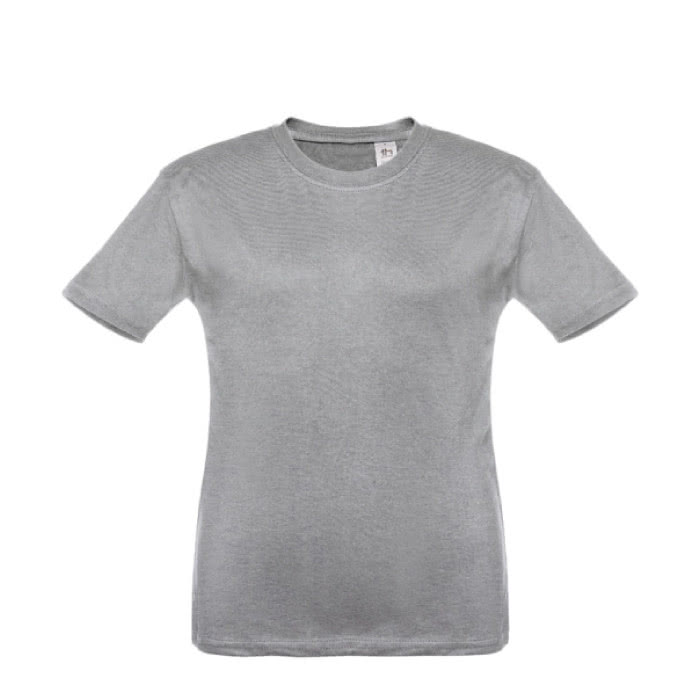 Camiseta personalizada para niños color gris primera vista