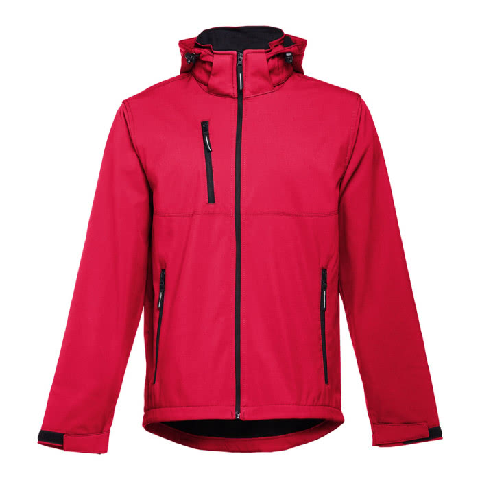 Chaquetas soft shell publicidad color rojo Chaquetas soft shell publicidad color rojo