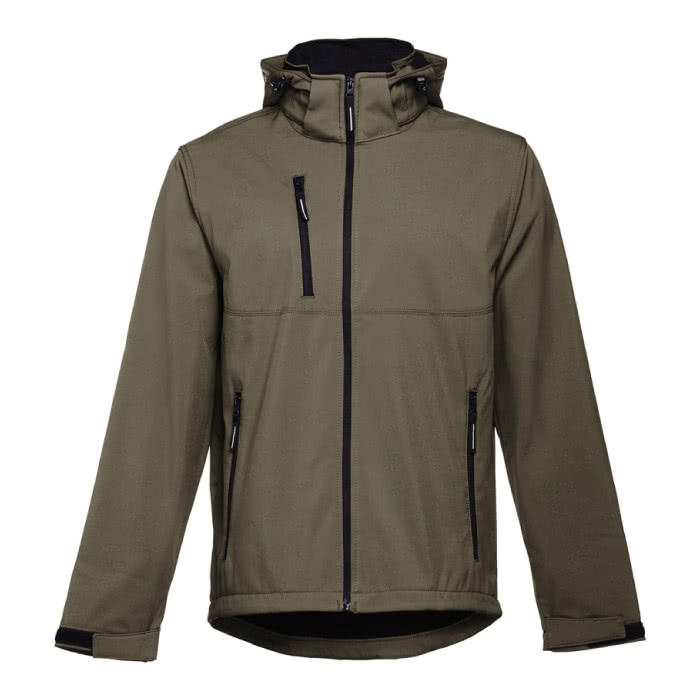 Chaquetas soft shell para personalizar color verde militar Chaquetas soft shell para personalizar color verde militar