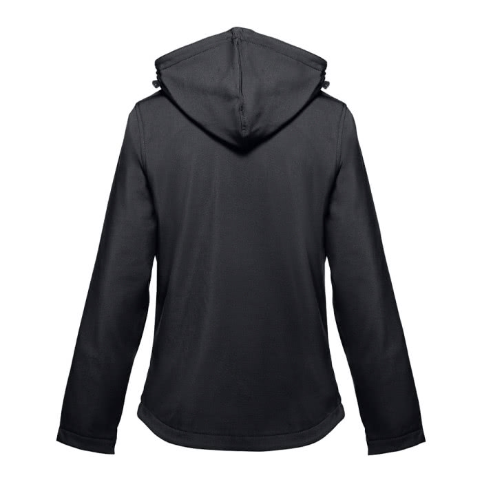Chaquetas softshell mujer 280 g/m2 color negro segunda vista