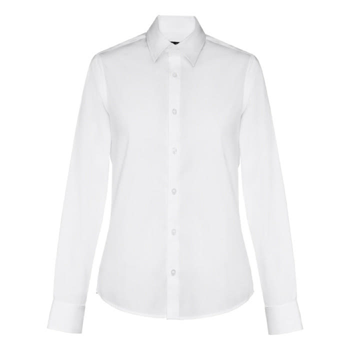 Camisas impresas para mujer 115 g/m2 color blanco primera vista
