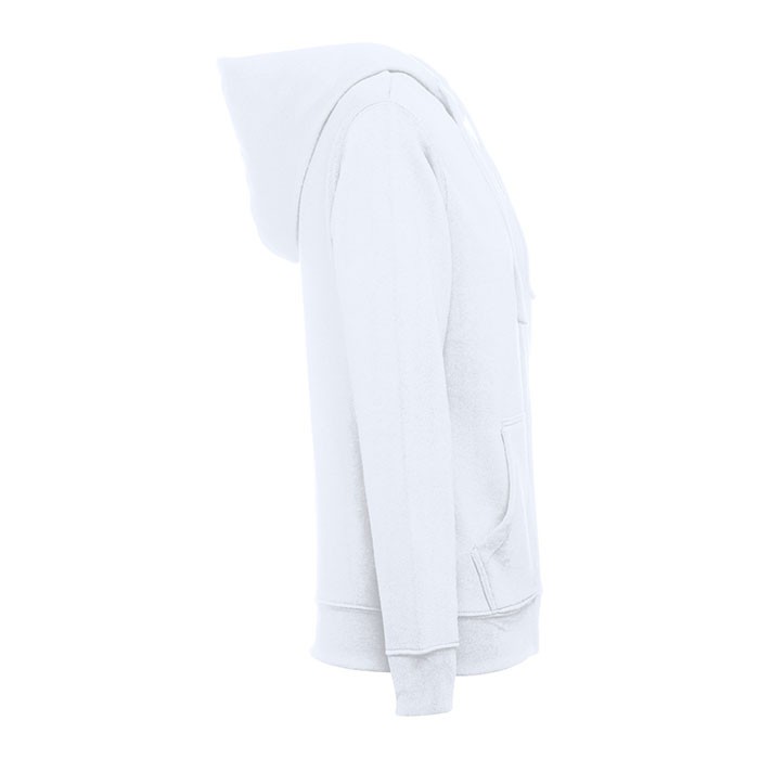 Sudadera para mujer de 320 g/m2 color blanco tercera vista Sudadera para mujer de 320 g/m2 color blanco tercera vista