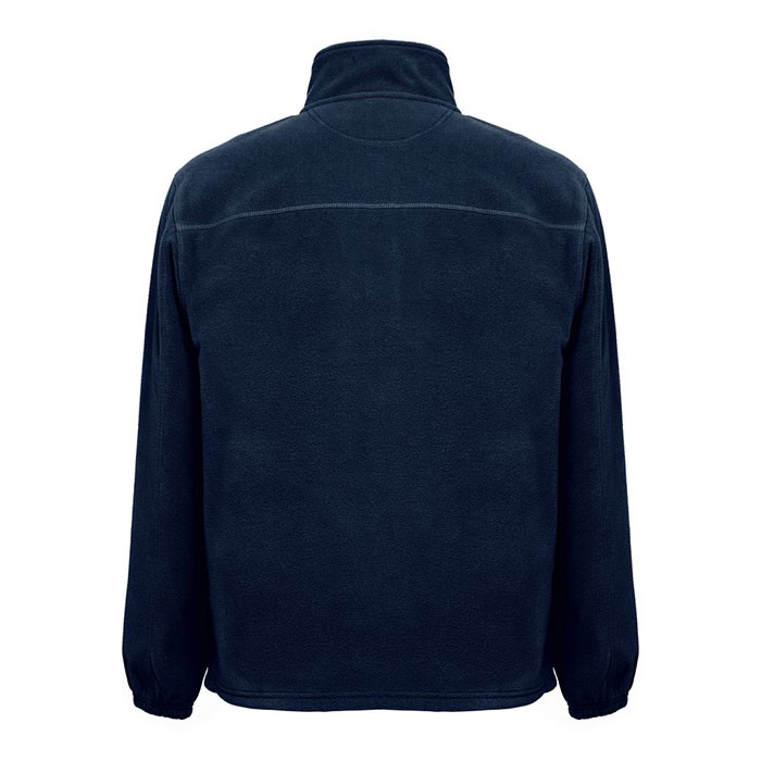 Chaqueta polar personalizada 300 g/m2 color azul oscuro segunda vista