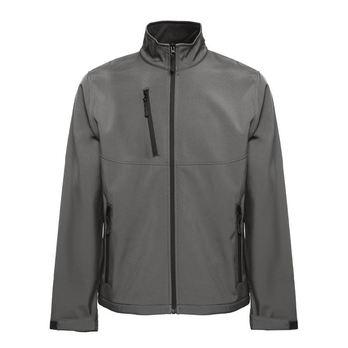 Chaqueta resistente al agua 280 g/m2 color gris oscuro primera vista
