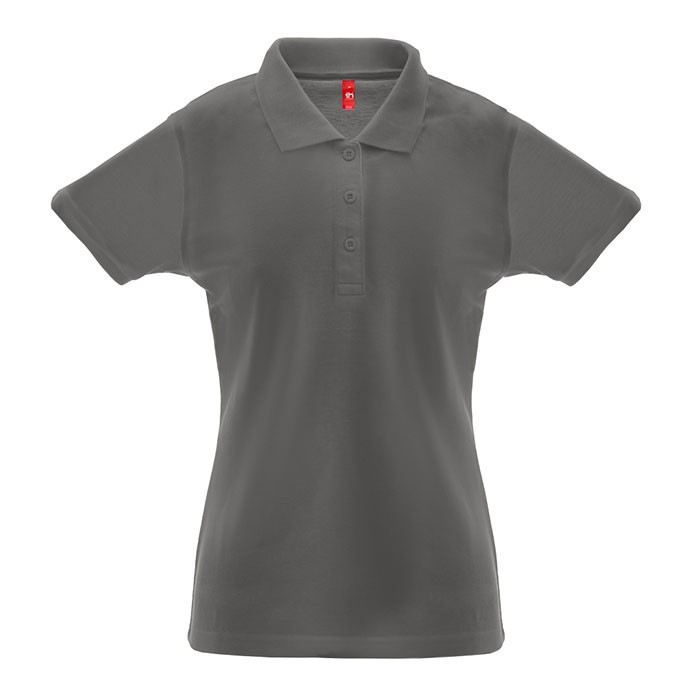 Polo de algodón y poliéster 200 g/m2 color gris oscuro primera vista Polo de algodón y poliéster 200 g/m2 color gris oscuro primera vista