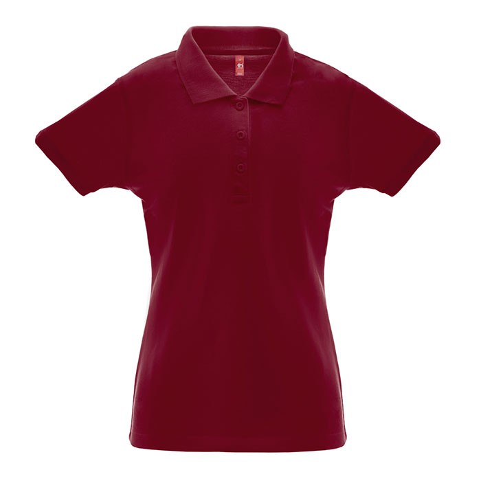 Polo de algodón y poliéster 200 g/m2 color burdeos primera vista Polo de algodón y poliéster 200 g/m2 color burdeos primera vista