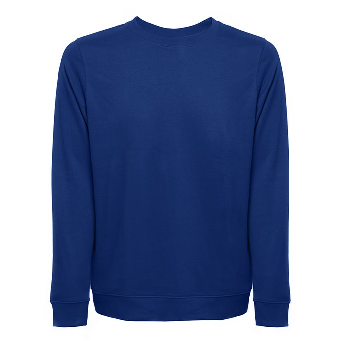 Sudadera en felpa italiana 240 g/m2 color azul real primera vista Sudadera en felpa italiana 240 g/m2 color azul real primera vista