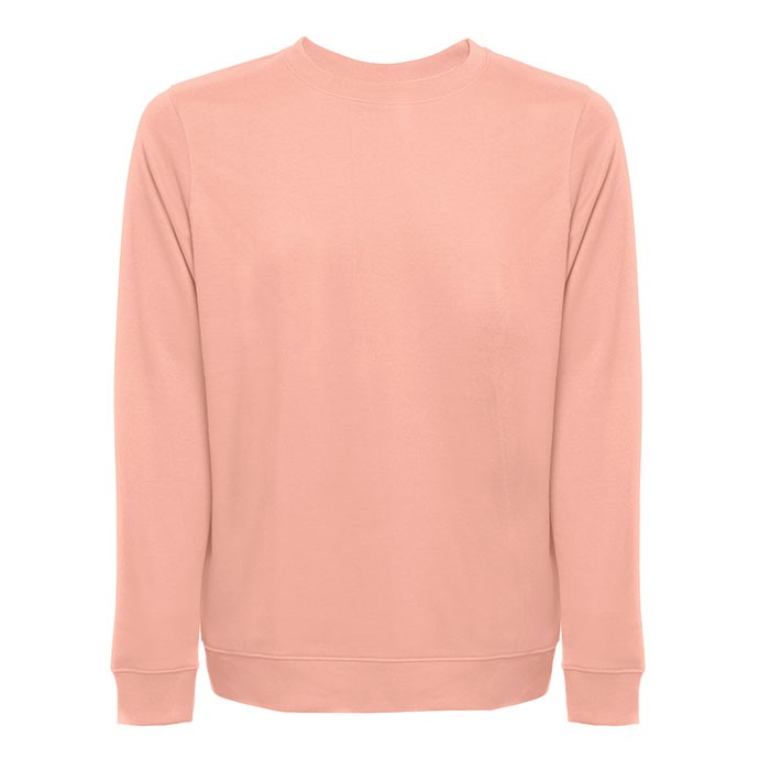 Sudadera en felpa italiana 240 g/m2 color salmón primera vista Sudadera en felpa italiana 240 g/m2 color salmón primera vista