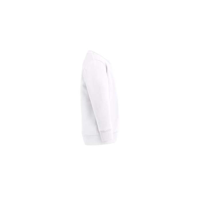 Sudadera en algodón y poliéster 300 g/m2 THC DELTA KIDS WH color blanco tercera vista