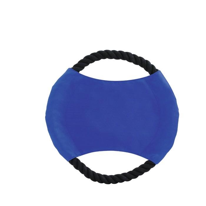 Frisbee ideal para mascotas con cuerda resistente de algodón
