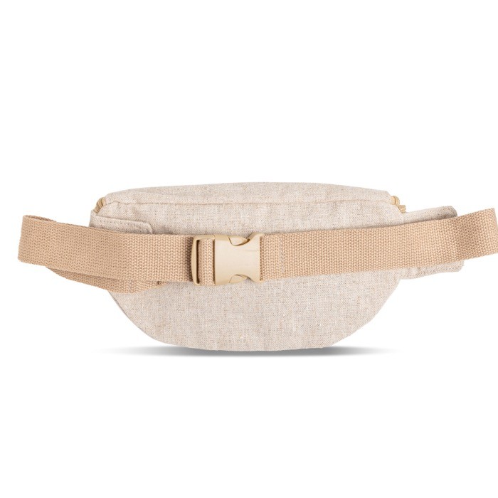 Riñonera de cáñamo y algodón con varios bolsillos 160 g/m2 vista 3