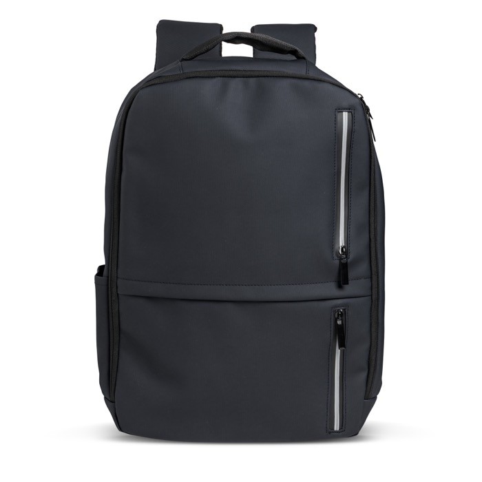 Mochila soft con detalles reflectantes y asa para trolley 15.6” color negro vista 11 Mochila soft con detalles reflectantes y asa para trolley 15.6” color negro vista 11