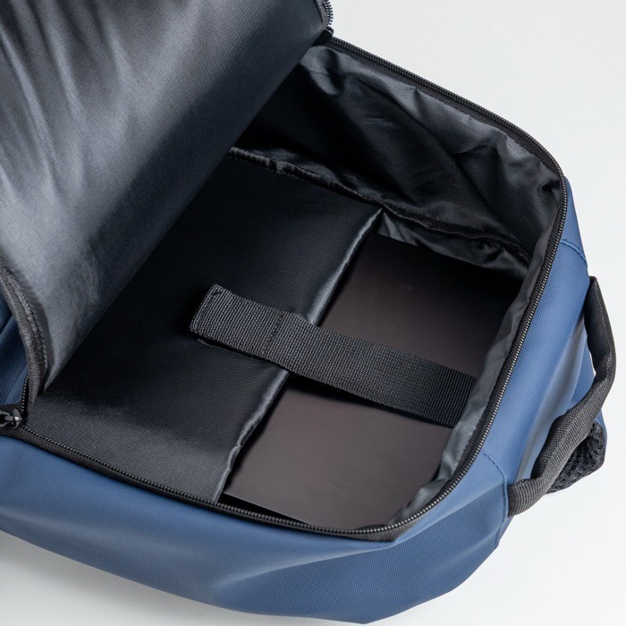 Mochila soft con detalles reflectantes y asa para trolley 15.6” vista 5 Mochila soft con detalles reflectantes y asa para trolley 15.6” vista 5