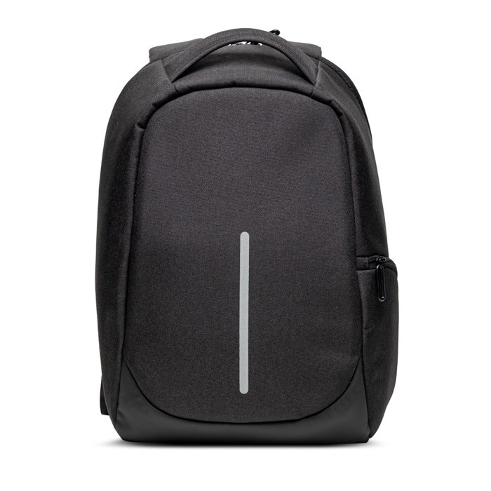 Mochila antirrobo de nylon para PC con bolsillo trasero 15,6” color negro vista 11 Mochila antirrobo de nylon para PC con bolsillo trasero 15,6” color negro vista 11