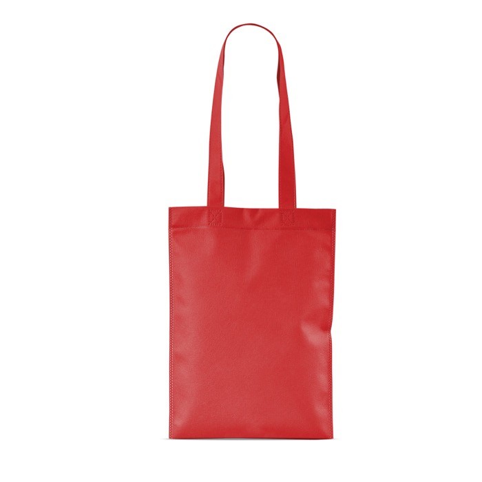 Bolsa de non-woven con asas largas ideal para la compra 70 g/m2 color rojo