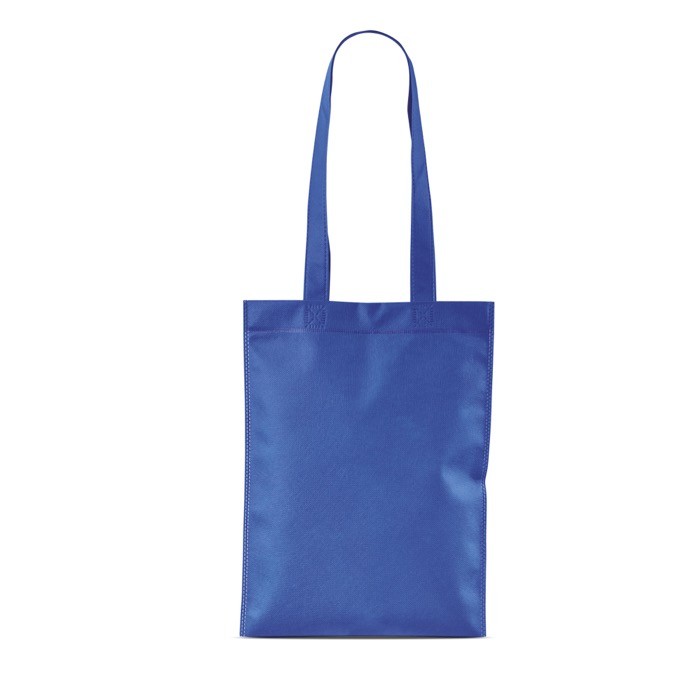 Bolsa de non-woven con asas largas ideal para la compra 70 g/m2 color azul real