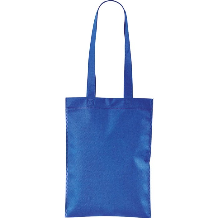 Bolsa de non-woven con asas largas ideal para la compra 70 g/m2 color azul real