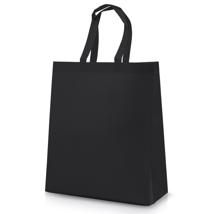 Bolsa de non-woven con efecto mate y alta resistencia 110 g/m2 color negro vista 11