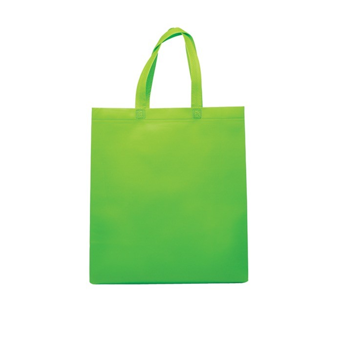 Bolsa de non-woven con efecto mate y alta resistencia 110 g/m2 color verde claro