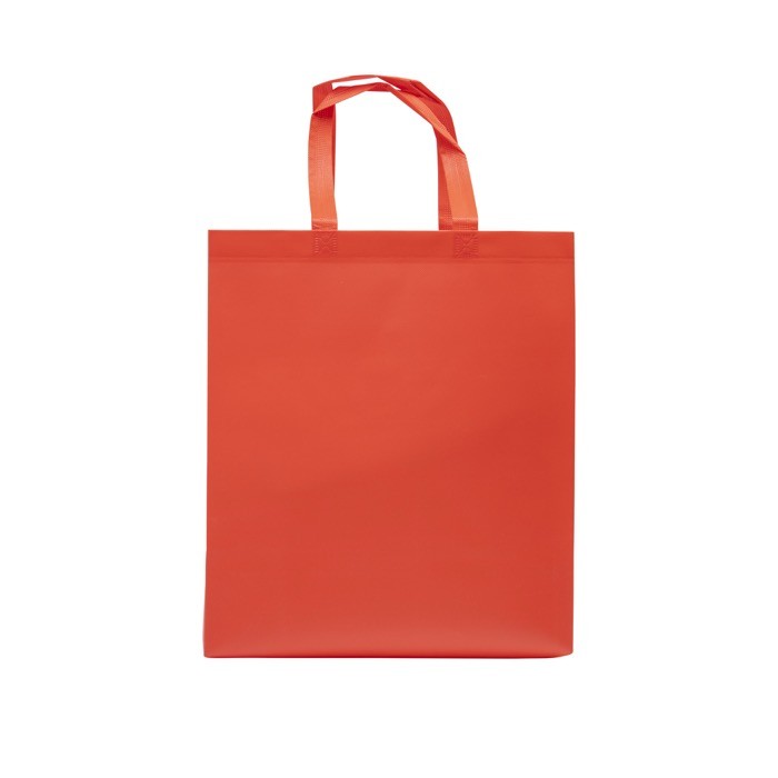 Bolsa de non-woven con efecto mate y alta resistencia 110 g/m2 color rojo