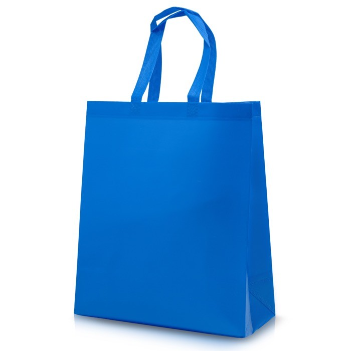 Bolsa de non-woven con efecto mate y alta resistencia 110 g/m2 color azul real