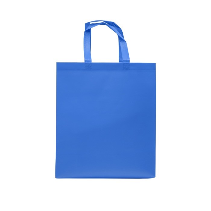 Bolsa de non-woven con efecto mate y alta resistencia 110 g/m2 color azul real