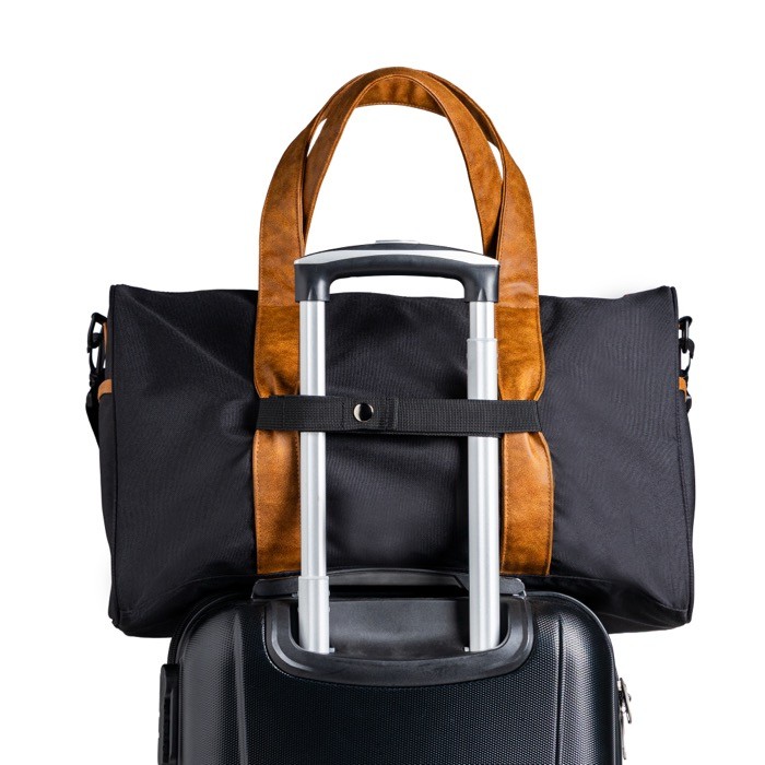 Bolso de RPET resistente al agua con cierre magnético y bolsillo vista 1