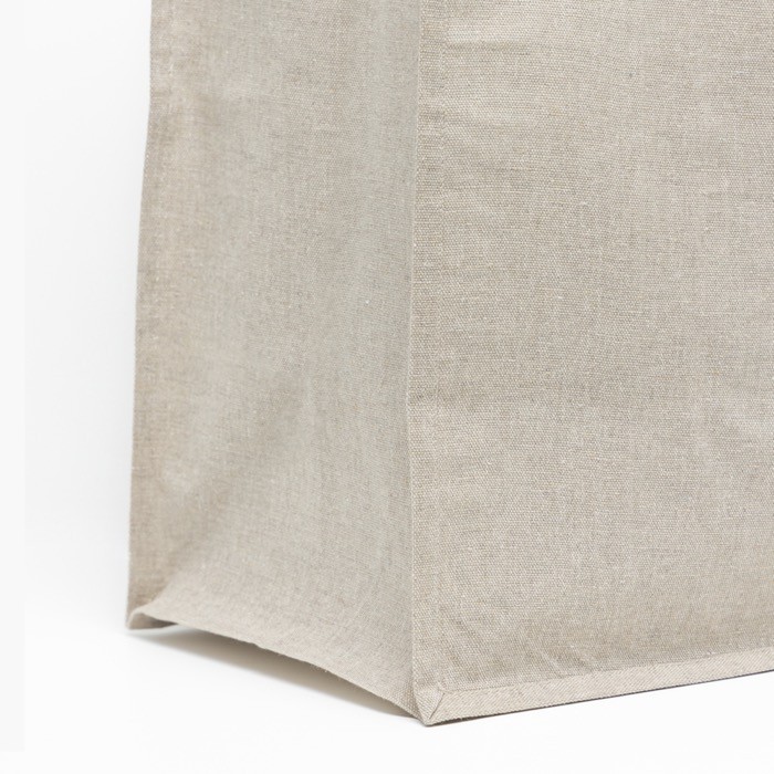 Bolsa de algodón reciclado multiusos resistente de 180 g/m2 color beige Bolsa de algodón reciclado multiusos resistente de 180 g/m2 color beige
