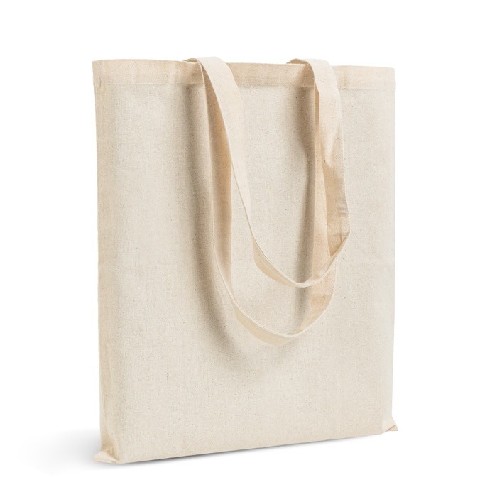 Bolsa de algodón con asas largas e interlock resistente 240 g/m2 vista 1 Bolsa de algodón con asas largas e interlock resistente 240 g/m2 vista 1