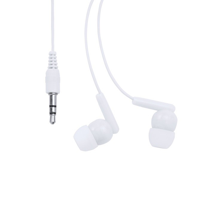 Auriculares de varios colores con conexión Jack 3.5mm color blanco segunda vista