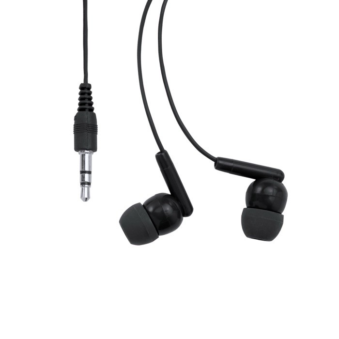 Auriculares de varios colores con conexión Jack 3.5mm color negro segunda vista